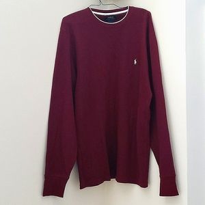 Polo Ralph Lauren waffle knit shirt top